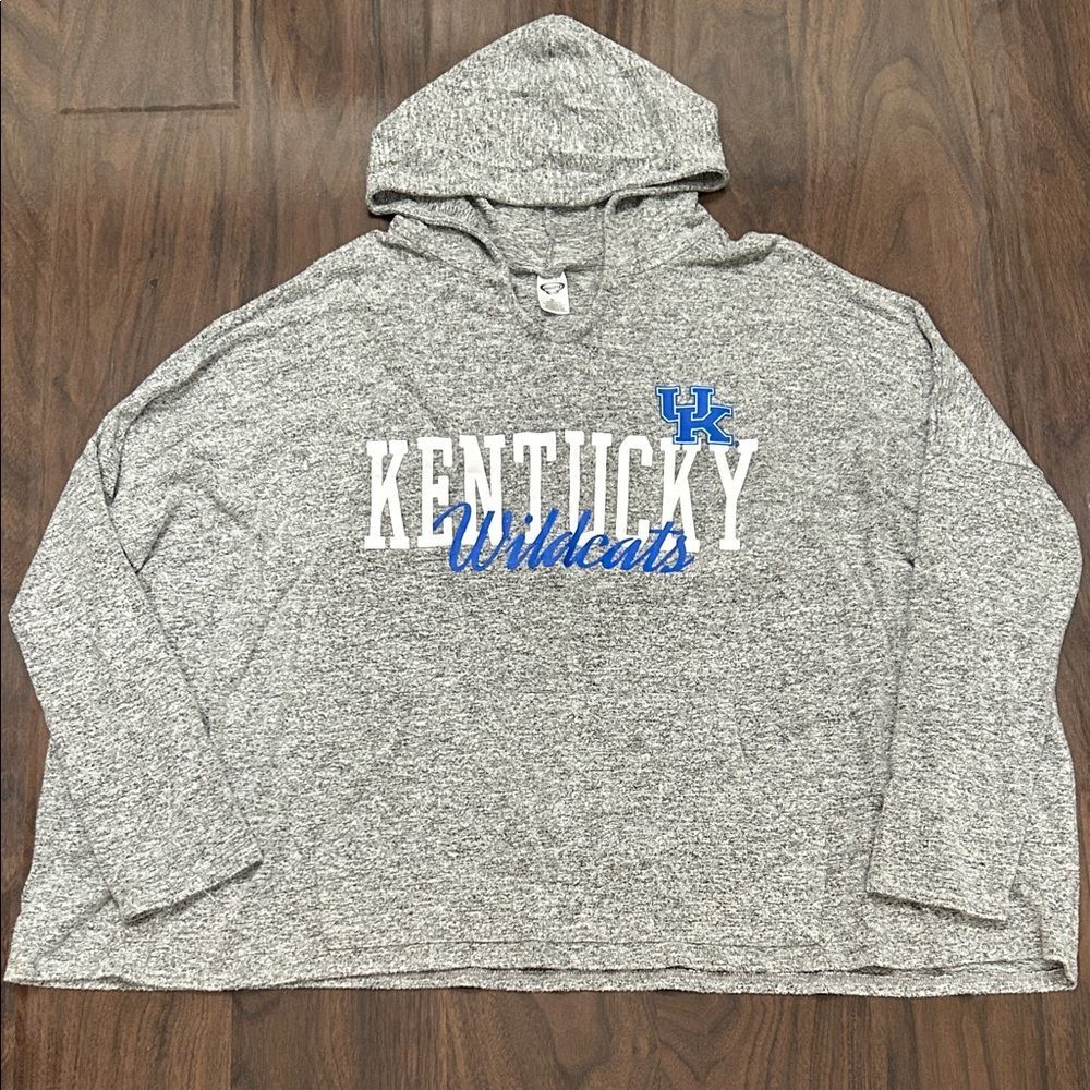 Kentucky Wildcats Gray Lightweight Hoodie